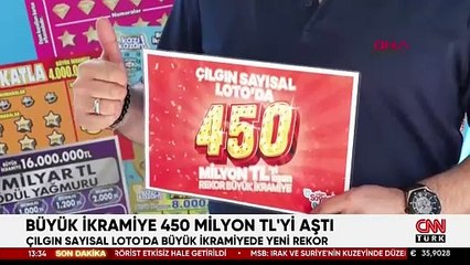 Video Haber | Büyük ikramiye 450 milyon TL'yi aştı