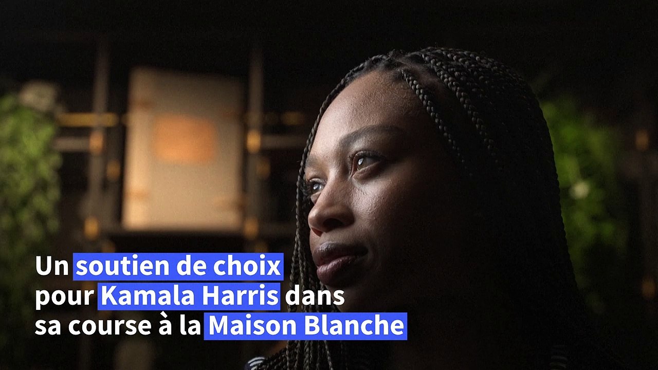 "Ce serait monumental" que Kamala Harris soit présidente des Etats-Unis, estime Allyson Felix