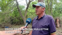 Orosz drón roncsait találták meg Romániában