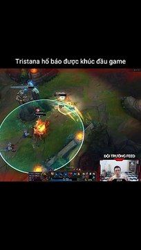 Tristana hổ báo được khúc đầu game #tristana #fiddlesticks #leagueoflegends #shorts
