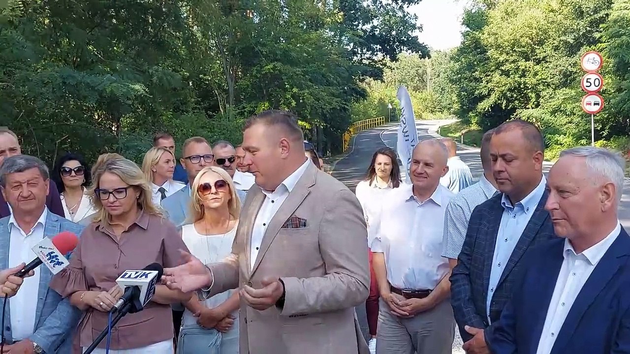 Otwarcie ścieżki rowerowej między Kowalem a Smólnikiem.