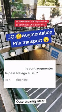 L'augmentation des prix pendant les jeux olympiques de Paris