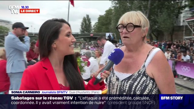 Les athlètes, on va les voir à 4 mètres : Christine Bravo aux premières loges sur sa péniche pour assister à la cérémonie d'ouverture des JO