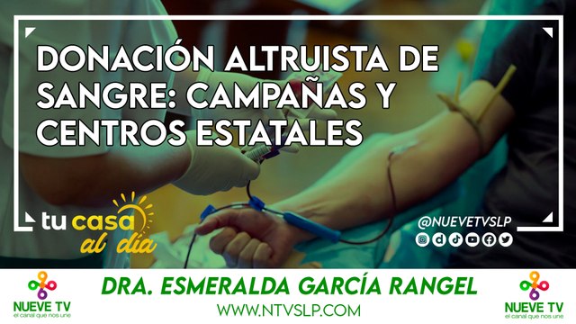 Donación Altruista de Sangre: Campañas y Centros Estatales