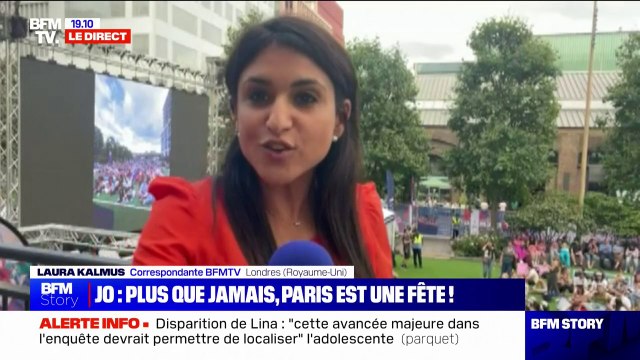 Jeux olympiques de Paris 2024: à Londres, les fans des athlètes britanniques réunis dans une fan zone pour regarder la cérémonie d'ouverture sur grand écran