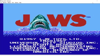 (NES)  Jaws  Gameplay