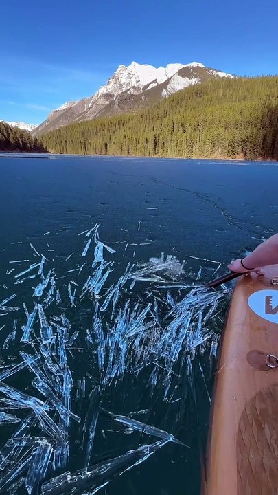 Candle Ice season in Banff   #candleice #banff #banffnationalpark #explorecanada #travelalberta #explorealberta #explorecanmore