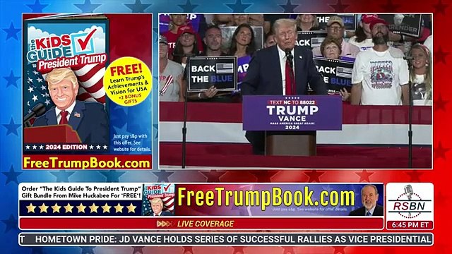 FULL SPEECH: President Trump Holds a Rally in Charlotte, North Carolina