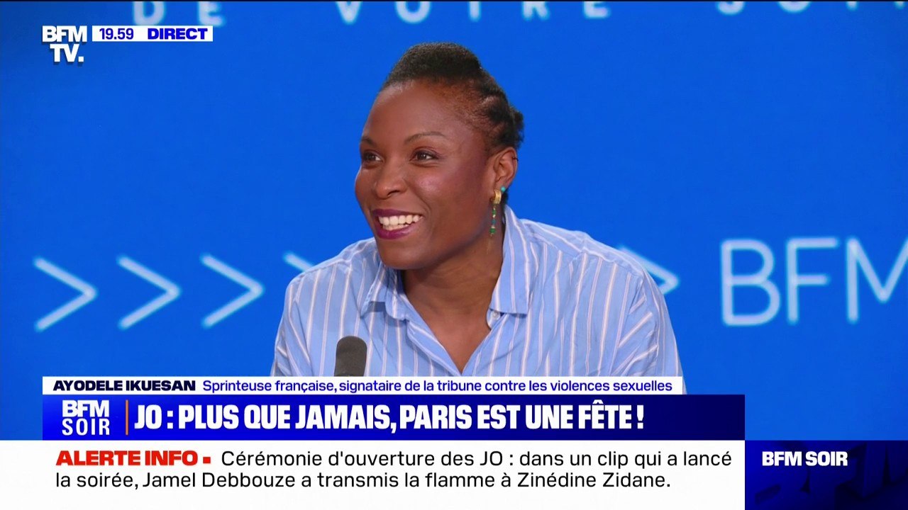 "On peut se restaurer dans le bateau, on peut aller se reposer aussi": la sprinteuse Ayodele Ikuesan raconte les coulisses des répétitions de la cérémonie d'ouverture des JO de Paris 2024