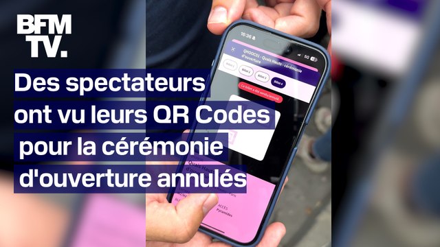JO 2024: des spectateurs ont vu leurs QR Codes pour la cérémonie d'ouverture annulés