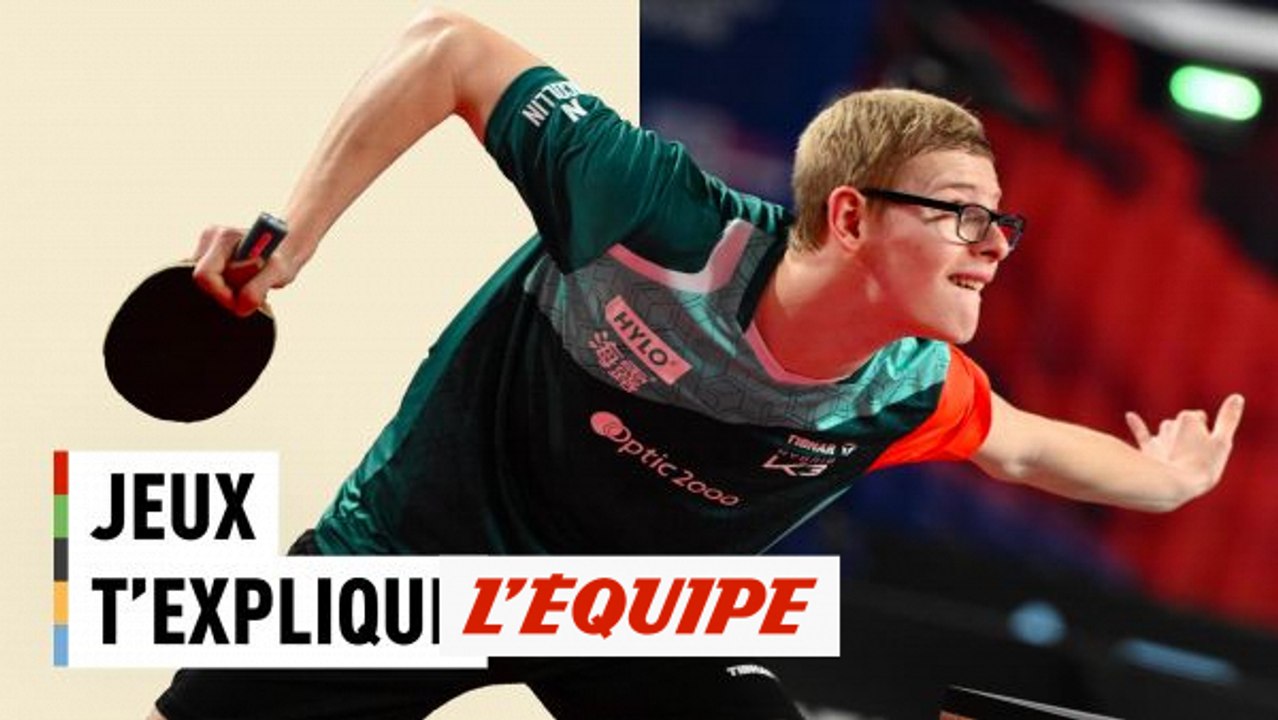 La prise porte-plume de Félix Lebrun - JO 2024 - Tennis de table (H) - Jeux t'explique