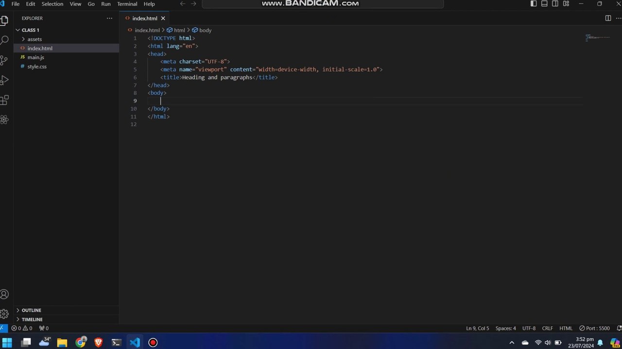 How to use Headings and paragraph in HTML | Headings and paragraph in HTML