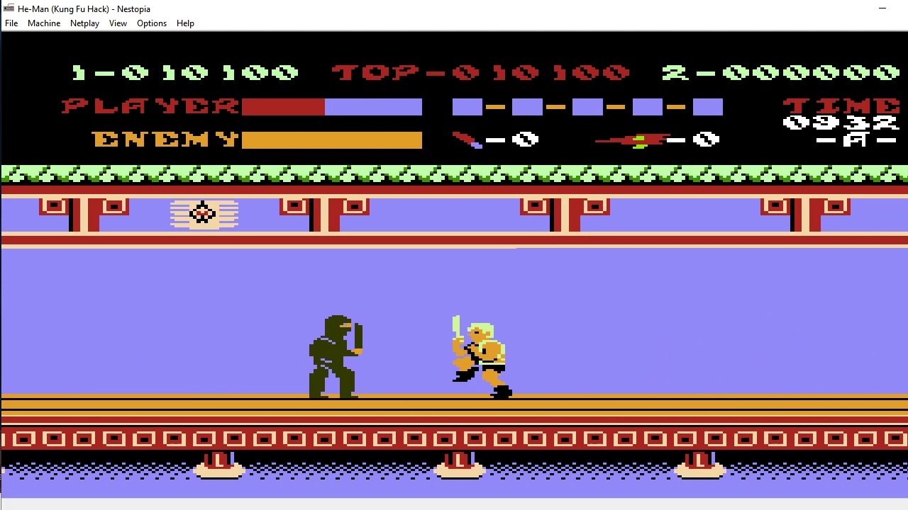 (NES) He-Man Kung Fu Gameplay