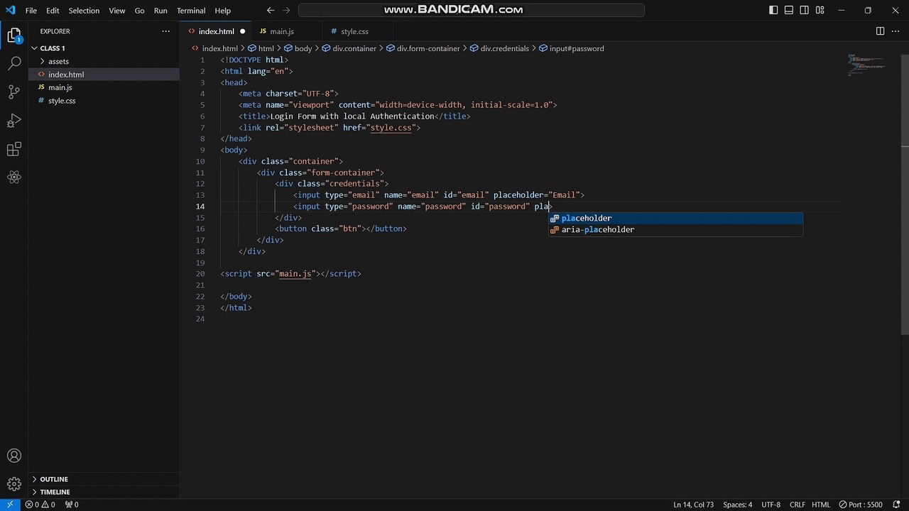 How to make Login form authentication in js | Login Authentication using Js.