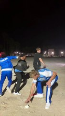 We tried the egg toss challenge