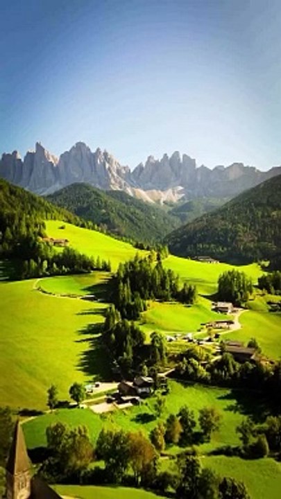 Italy   Val di Funes — a mountain resort and Italian municipality located in the Trentino-Alto Adige region.