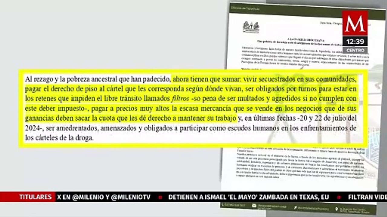 Diócesis de Tapachula acusa a Ejército y Guardia Nacional de complicidad por violencia en Chiapas