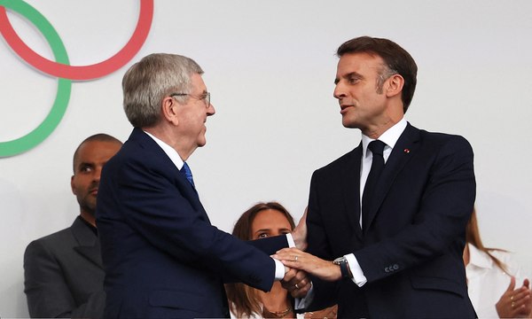 دورة الألعاب الأولمبية باريس 2024™: الرئيس الفرنسي ماكرون يفتتح الألعاب