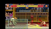 (SNES) Streetfighter 2 Turbo Gameplay