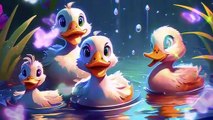 THE QUACKY DUCK CHICKS FOR KIDS|3D ANIMATED SONG DUCK LOVER|