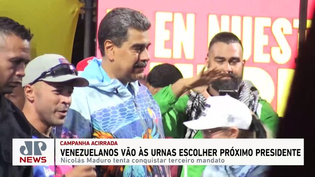 Nicolás Maduro tenta terceiro mandato consecutivo na Venezuela | JP INTERNACIONAL