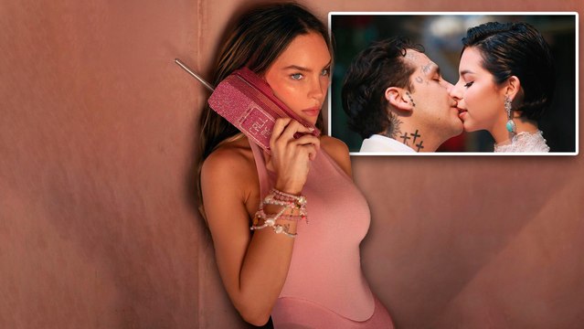 Belinda enamora en TikTok con ajustado vestido rosa y fans le muestran apoyo por boda de Christian Nodal con Ángela Aguilar