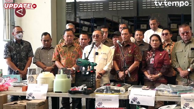 Mendag Zulkifli Hasan Ungkap Barang Impor Ilegal Senilai Rp40 Miliar