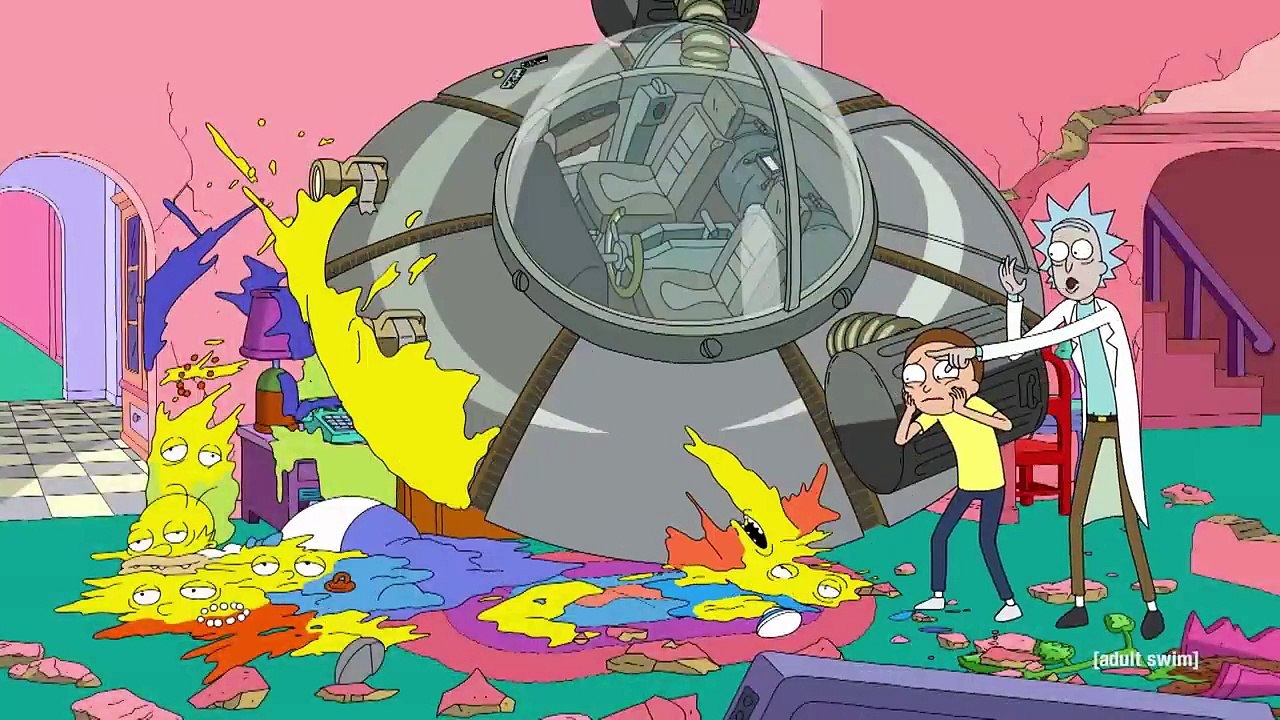Simpsons Couch Gag - Rick and Morty - Adult Swim