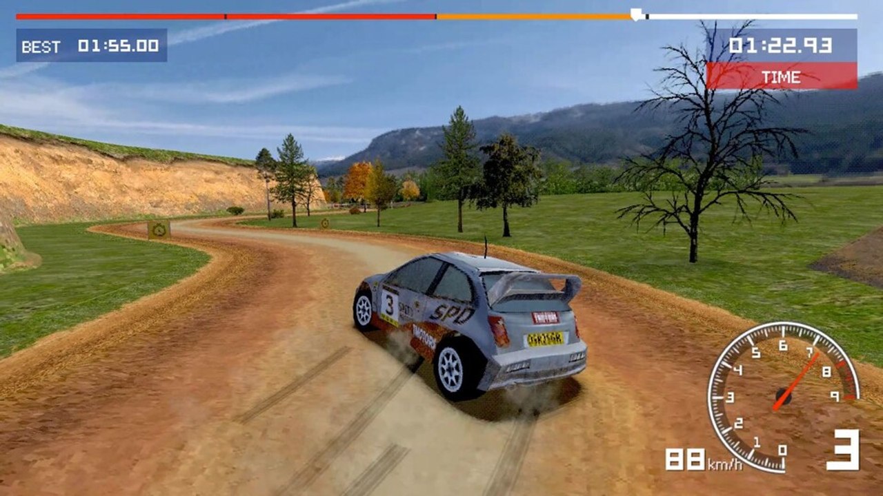 Old School Rally: Eine komplette Etappe. Samt selbstverständlich geplantem Crash.