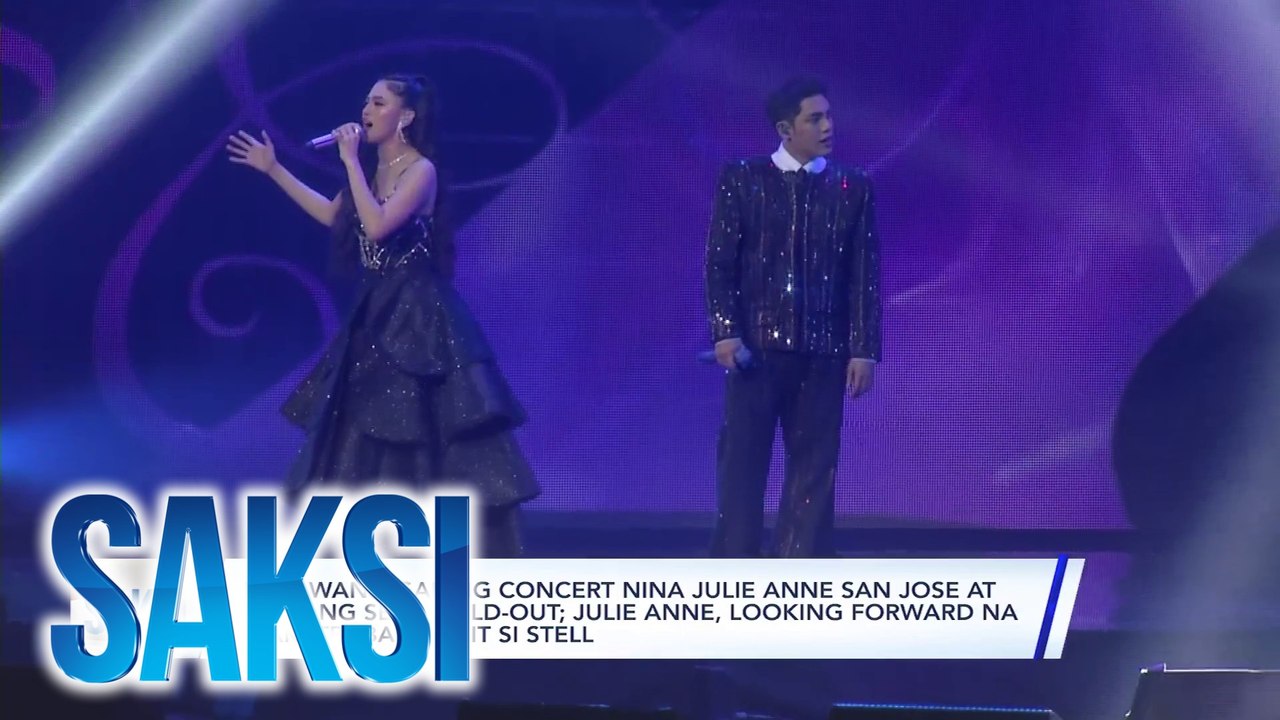 Dalawang gabing concert nina Julie Anne San Jose at Stell ng SB19, sold-out; Julie Anne, looking forward na makatrabaho ulit si Stell | Saksi