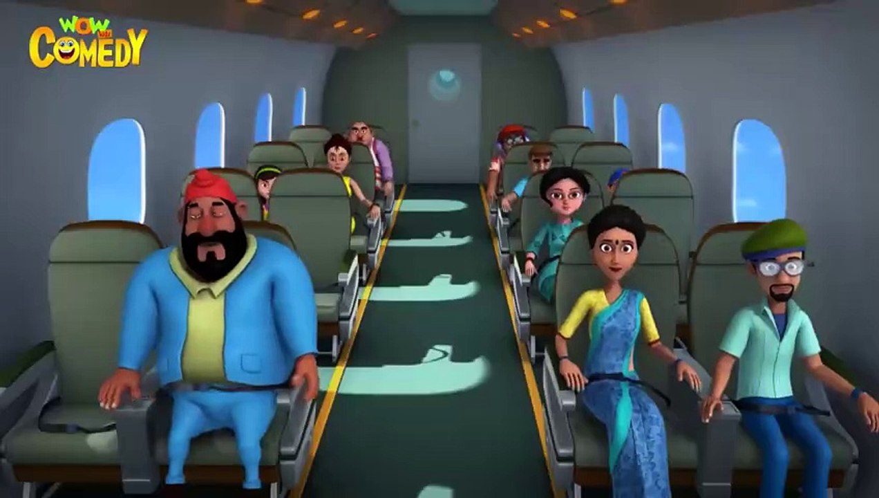 Motu Patlu Cartoon in Hindi  Motu The Pilot  Cartoons for Kids  Wow Kidz Comedy  spot_720p (2)