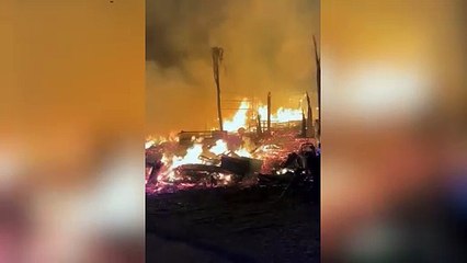 Castel Gandolfo, l'incendio che ha distrutto il ristorante Wunderkammer