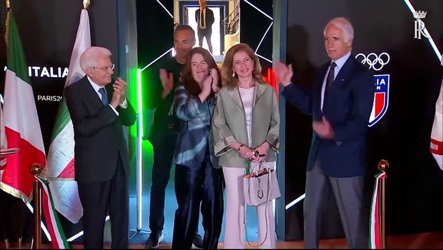 Parigi 2024, Mattarella a Casa Italia: Da qui un messaggio che va oltre lo sport