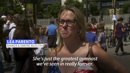 Simone Biles fans thrilled to see her return to Olympic competition