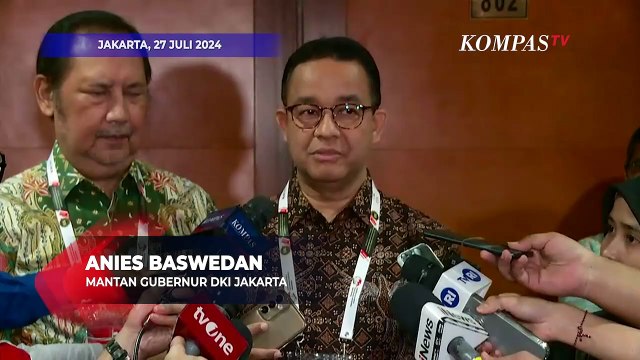 Respons Anies soal Peluang Diusung PDIP Maju di Pilkada Jakarta 2024