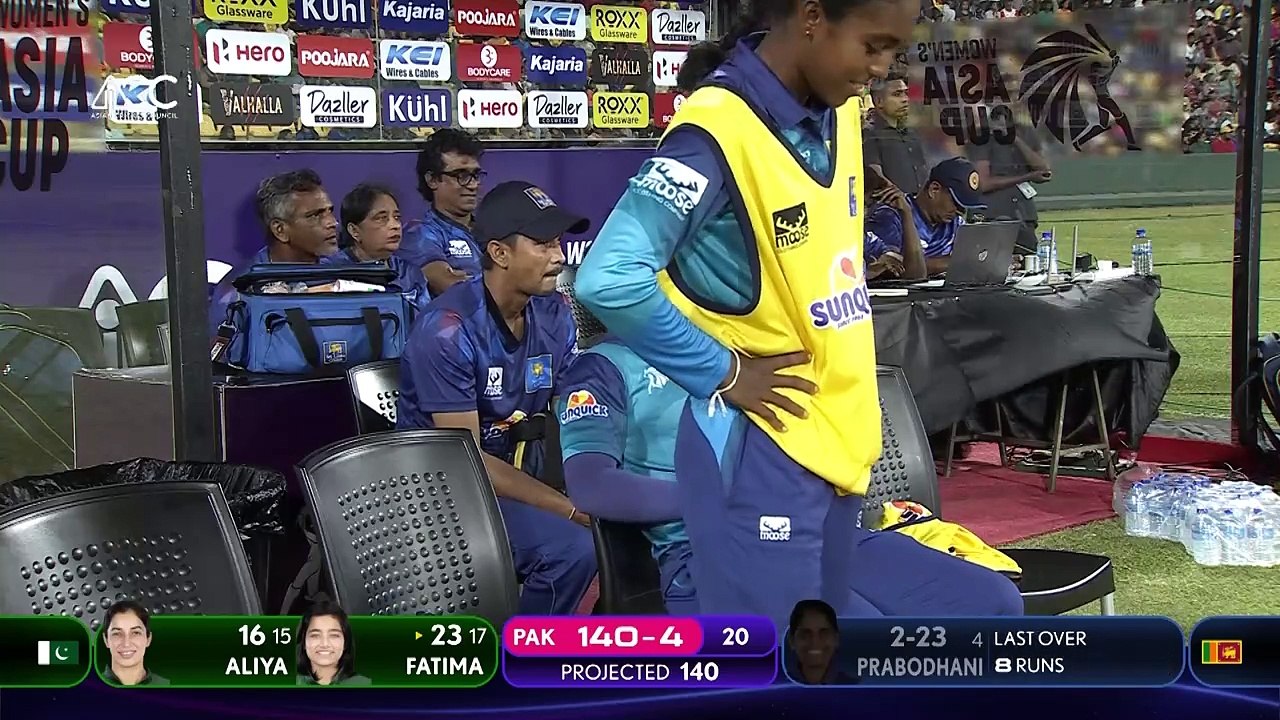 Sri Lanka (W) vs Pakistan  (W) _ ACC Women's Asia Cup _ Semi-Final 2 _ Highlights