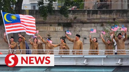 Malaysia led by Bertrand, Shazrin dazzle in unique Paris Olympics opening ceremony