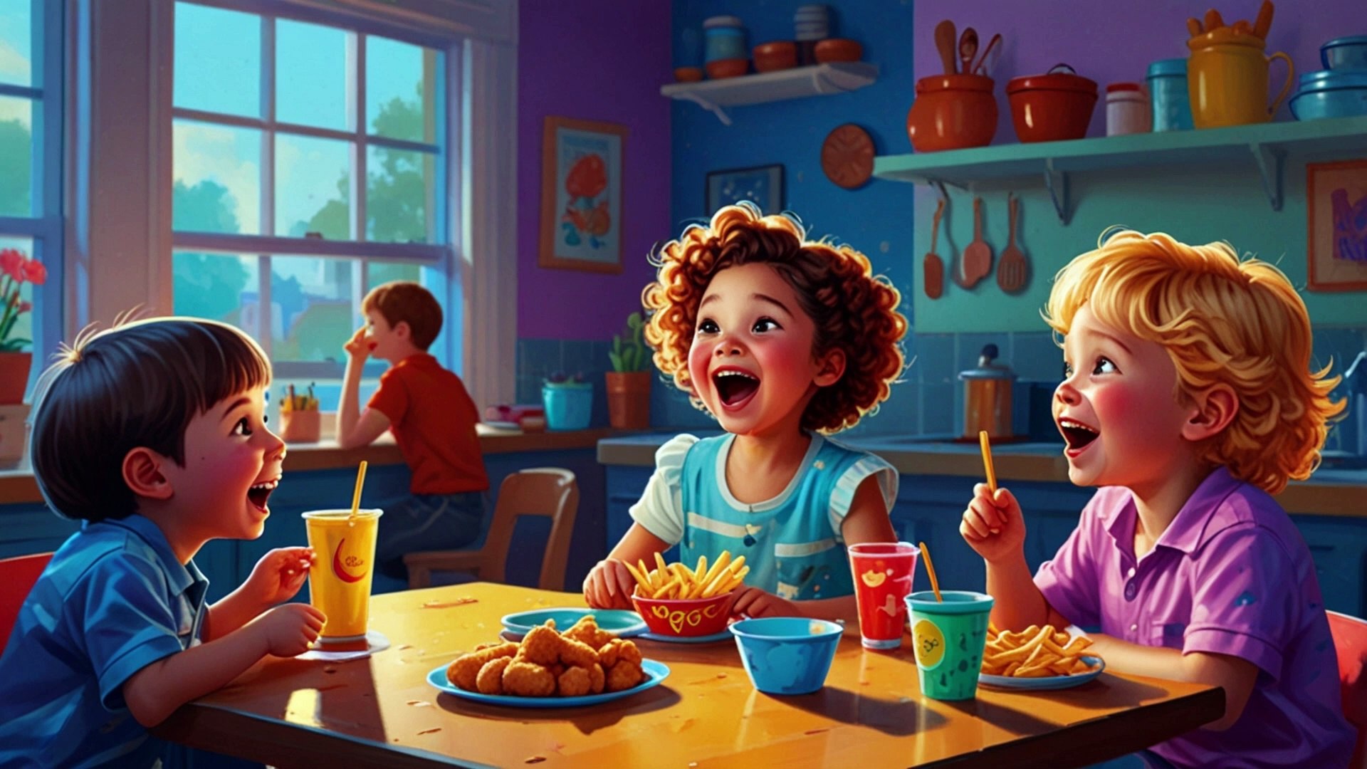 ⁣|THE TASTY FRENCH FRIES KIDS 3D SONG FOR FOODY LOVERs|