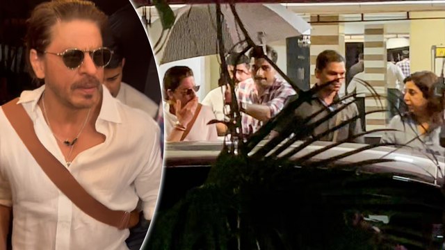 Shah Rukh Khan Spotted At Farah Khan's Home To Pay Last Respect Post Her Mother's Sad Demise
