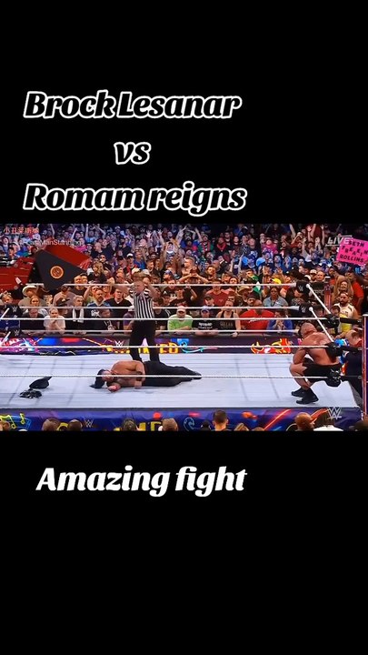 Brock Lesnar vs Roman Reigns amazing fight. #wwe #wrestling #foryou #fvp