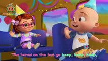 Wheels on the Birthday Bus Song!  Happy Birthday JJ! | CoComelon Nursery Rhymes & Kids Songs