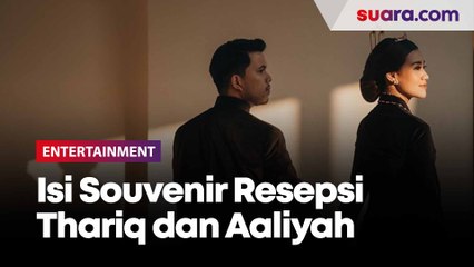 Souvenir Resepsi Thariq Halilintar dan Aaliyah Massaid Dibongkar Bima Arya