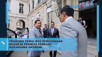 Prabowo Temui Bos Perusahaan Besar Di Prancis Perkuat Kerjasama Ekonomi