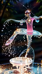 Water Fairy#waterfairy#nature abstract#flower#art#ai