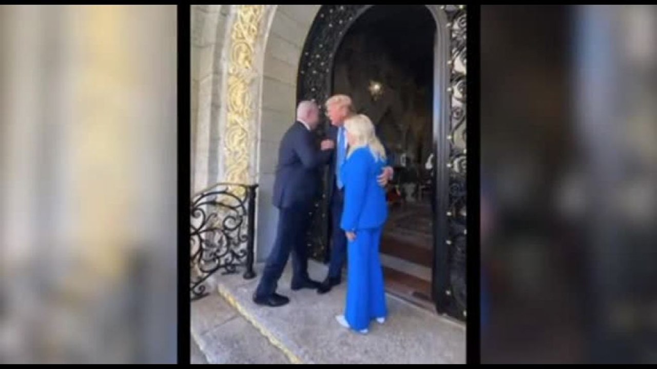 L'incontro fra Benjamin Netanyahu e Donald Trump a Mar-a-Lago