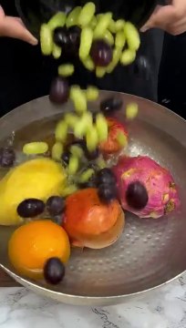 Fruit Chaat ASMR #shorts #asmr #cooking #asmrcooking #indianasmrworld #food #summer #fruitchaat