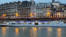 Tennis - Paris 2024 - Le bateau de l'équipe de France lors de la cérémonie d'ouverture des JO de Paris 2024