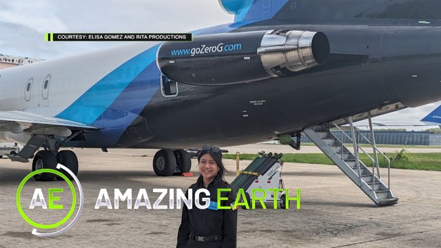 Amazing Earth: Zero-Gravity Parabolic flight adventure with Florence Pauline Basubas!