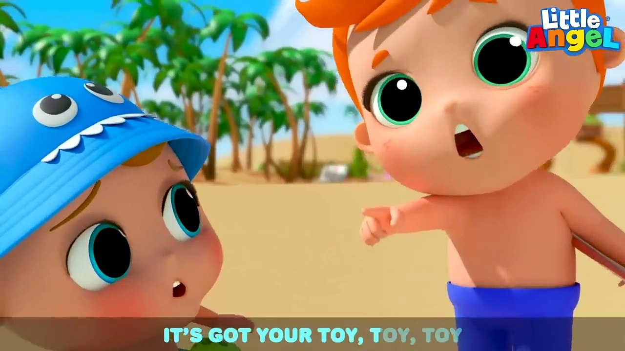 Beach Day, Hot And Cold Song ｜ Opposites ｜ Little Angel Kids Songs