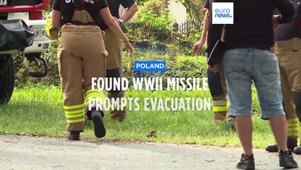 80 people evacuated as unexploded WWII missile found in Poland